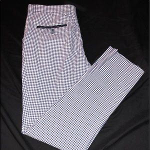 Gingham Seersucker Dress Pants